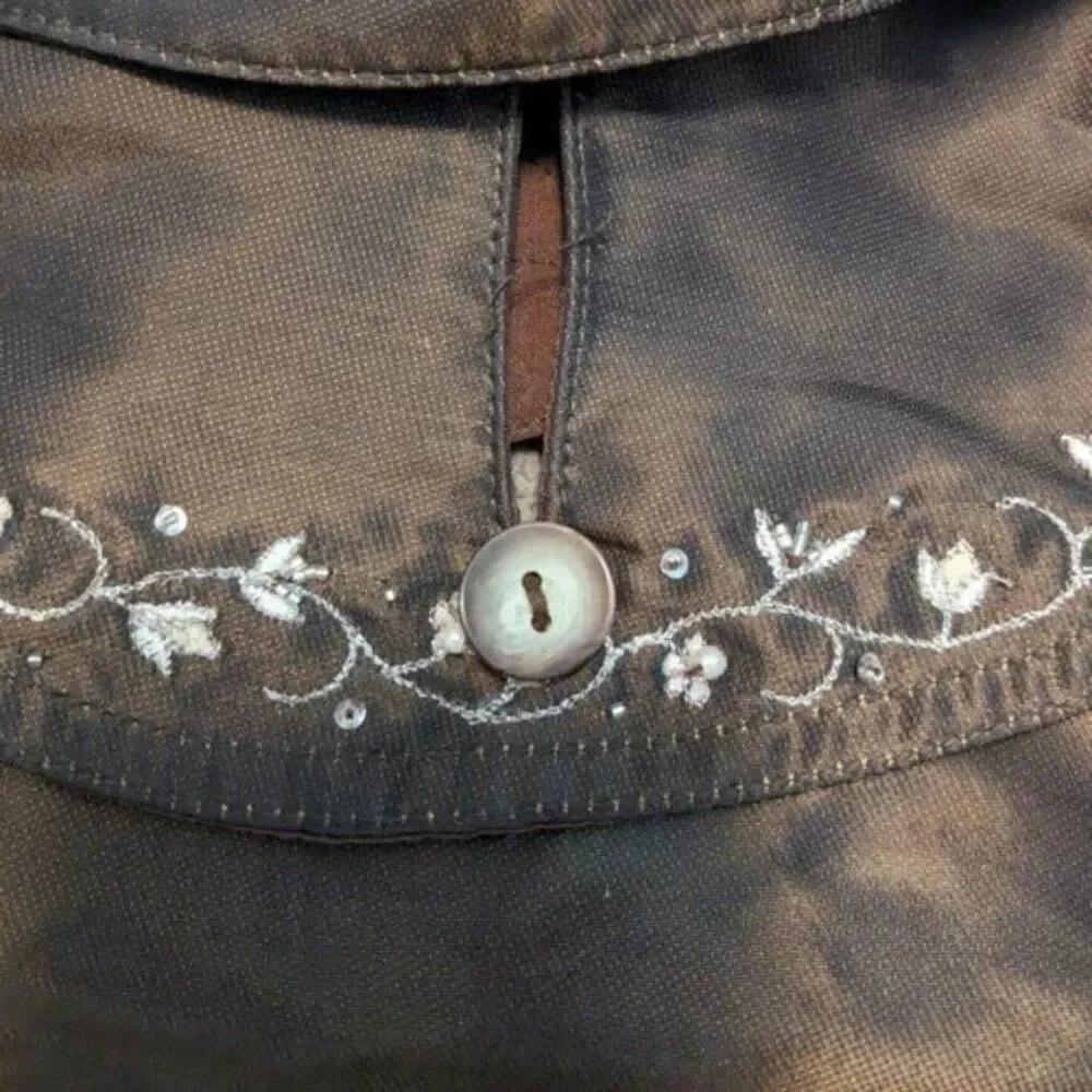 Embellished Coat Dress by Oscar Newman Luxury Pet Couture